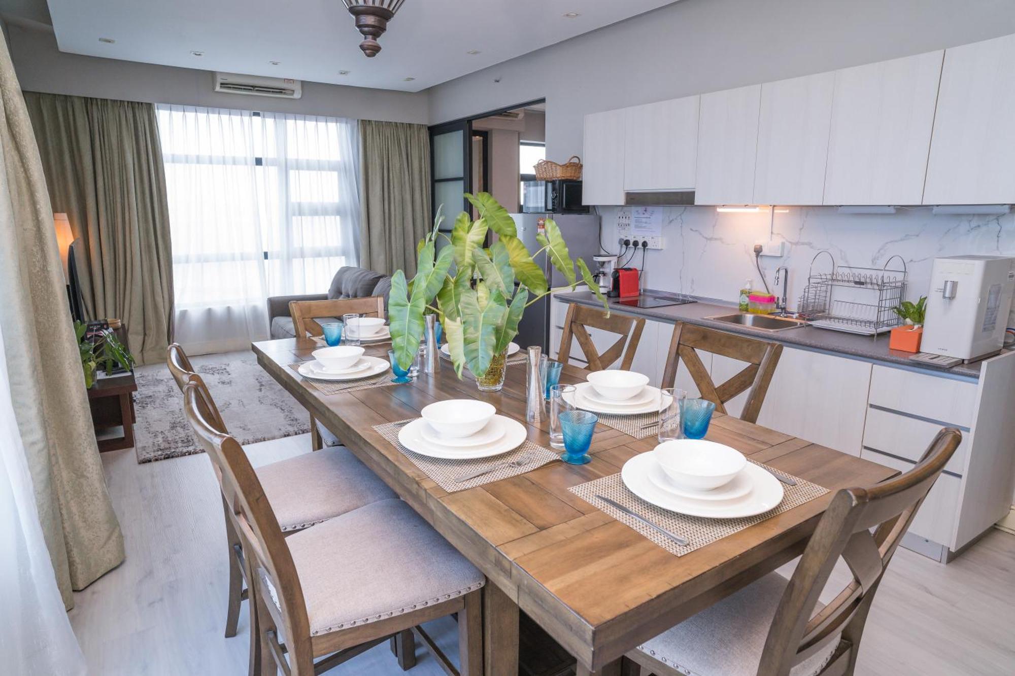 Petronella Suites Apartment @ Jesselton Quay Kota Kinabalu Bagian luar foto